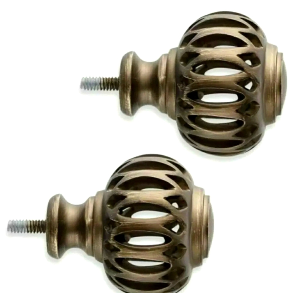 New! Cambria Rod End Finials - 2 Sets